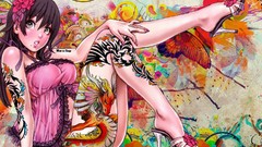 Tattoos Flowers dragon tattoo