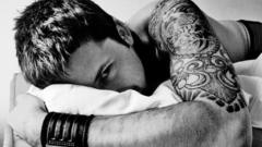 Tattoos Men male greyscale