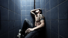 Tattoos Men toilets tiles