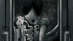 Tattoos outer space cyborgs