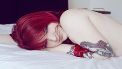 Tattoos piercings redheads pierced lips