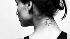 Tattoos woman models monochrome