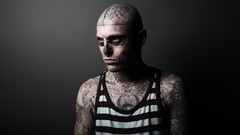 Tattoos zombies Rick Genest