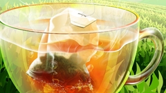 Tea cups artwork tea