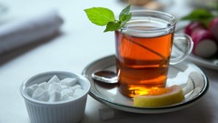 Tea cups drinking healthy