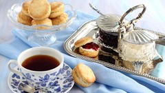 Tea cups drinking healthy