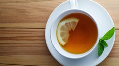 Tea cups drinking healthy