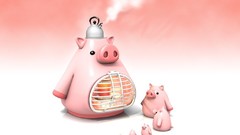 Tea Piggy pig oven