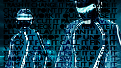 Technologic blue daft punk