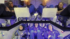 Technology rocket astronauts seats spaceships futuristic