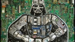 Technology star wars Darth Vader circuit boards
