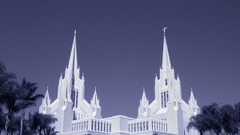 Temple blue architecture san