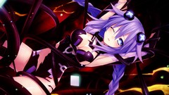 Tentacles Bound wires blush long hair anime girls armpits blue 