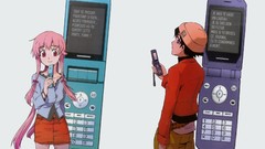 Text Anime French anime girls mirai nikki gasai yuno anime boys 