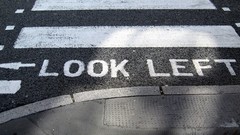 Text asphalt sidewalk streets