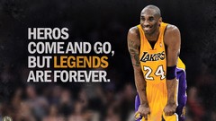 Text basketball heroes nba los angeles lakers kobe bryant logos