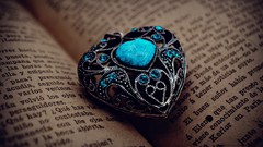 Text Books Jewelry Turquoise pages