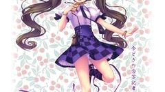 Text brush Japanese tie hats socks cherries Ribbons 