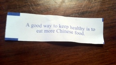 Text Chinese healthy chinese food fortune cookies