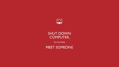 Text Computers Typography red background Keep Calm and