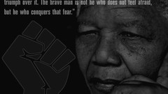 Text courage nelson mandela Quotes fearful