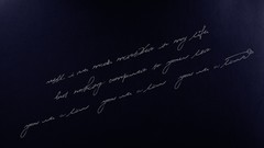 Text dark background minimalistic digital art liar