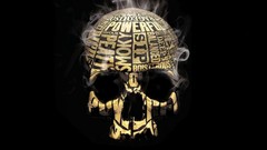 Text eyes smoke black background Cigarettes strong tobacco 