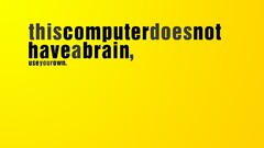 Text funny brain think