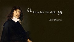 Text funny fake Quotes René Descartes