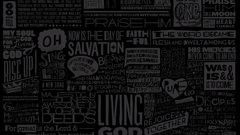Text god Typography salvation