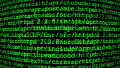 Text hacking code green