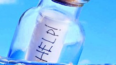 Text help bottles Message in a Bottle