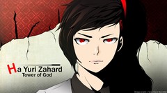 Text Manga red eyes anime girls tower of god