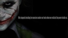 Text Monsters the joker Under our bed