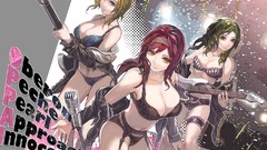 Text Music navel bands instruments stockings jackets guitars 