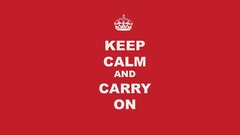 Text propaganda Keep Calm