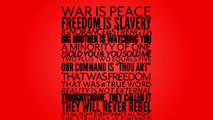Text Quotes 1984 propaganda