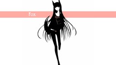 Text Shoes white background Shorts long hair anime girls 