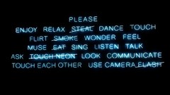 Text signs Typography black background Neon lights neon art