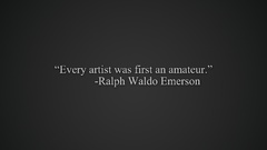 Text simple artist Quotes inspirational Ralph Waldo Emerson