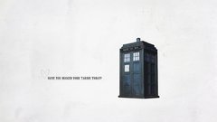 Text tardis Doctor Who