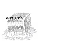 Text Typography block writing