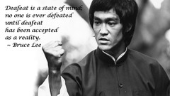 Text Typography Bruce Lee defeat spelling error