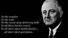 Text Typography funny rap Quotes Franklin D. Roosevelt