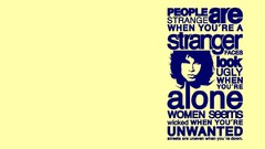 Text Typography poetry Jim Morrison