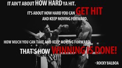 Text Typography Rocky Balboa motivation Quotes Rocky the movie