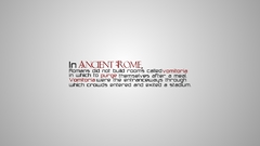 Text Typography Rome facts