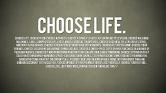 Text Typography Trainspotting