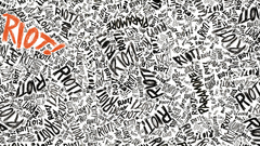 Text wall riots Typography