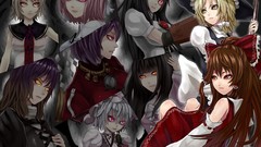 Text weapons wings headphones dress hats Vampires goddess white 